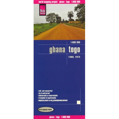 mapa Ghana Togo 1:600 t voděodolná