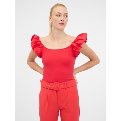 Orsay Червена дамска тениска с къс ръкав ORSAY Orsay | Cherven | ЖЕНИ | XL
