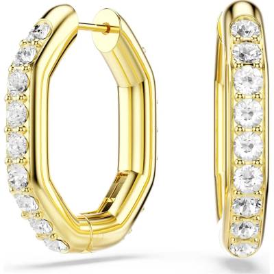 Swarovski Úchvatné pozlátené osemhranné náušnice Dextera 5724584