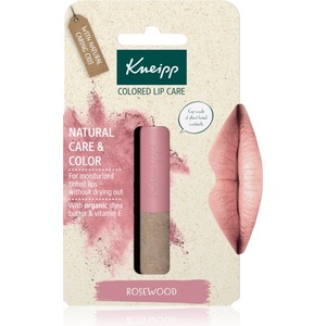 Kneipp Natural Care & Color тониращ балсам за устни цвят Rosewood 3.5 гр