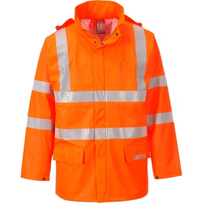 Portwest HI-VIS SEALTEX FR41 / Огнеупорен светлоотразителен дъждобран - HV Orange XXL (FR41ORRXXL)