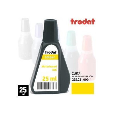 Trodat Razítková barva žlutá 25 ml – Zbozi.Blesk.cz