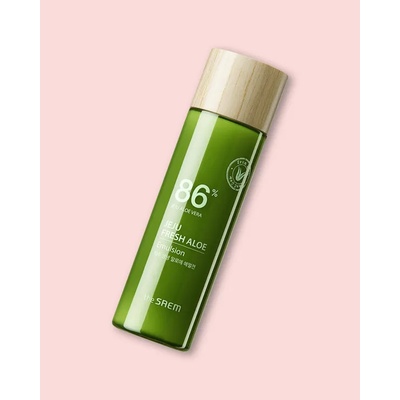 The Saem Jeju Fresh Aloe 86% hydratační pleťová emulze 155 ml