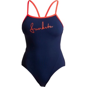 Funkita Дамски бански костюм Funkita Women's Single Strap One Piece Swimsuit - Ocean Fire - размер 36 (EU) (150-5660-1213)