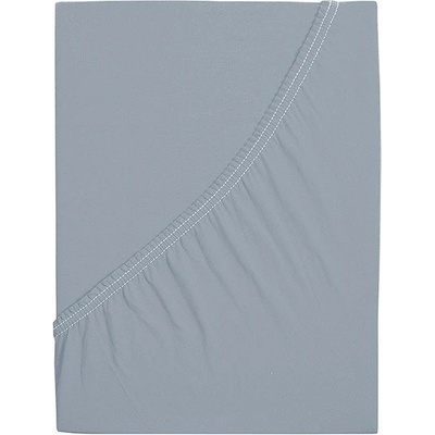 B.E.S. Petrovice Prestieradlo Jersey česaná bavlna mako Sivá 120x200