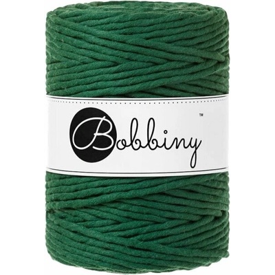 Bobbiny Macrame Cord 5 mm 100 m Pine Green Špagát