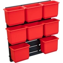 Qbrick Boxy Organizer náhradný, ONE200, Organizer XL, TWO 9 dielna sada, na stenu