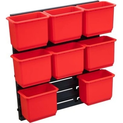 Qbrick Boxy Organizer náhradný, ONE200, Organizer XL, TWO 9 dielna sada, na stenu