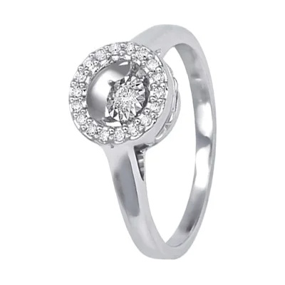 Bliss Дамски златен пръстен с диаманти Bliss 20073937 (20073937)