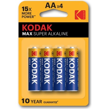 Kodak Alkaline Max AA 4ks 887930952865