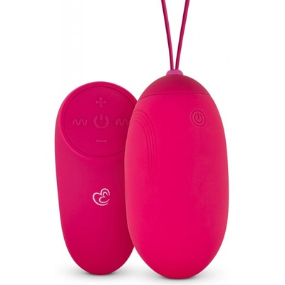 EasyToys Vibrating Egg With Remote Control ružová