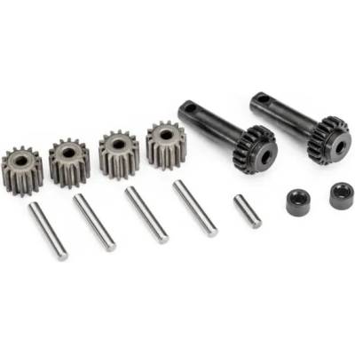 Traxxas Сателити и планети за диференциал Traxxas Mini Maxx Gear set differential (planetary) (output gears (2), spider gears (4), spider gear shafts differential spacers 2.5x8.25mm pin TRX10782 (TRX10782)