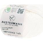 Austermann Merino 160 97610-201 White Плетива прежда (97610-201)