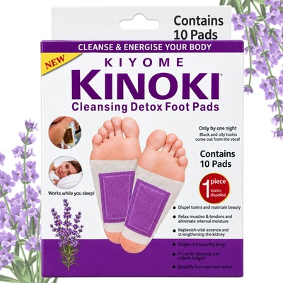 KINOKI Detoxikačné náplasti Levanduľa 1 balenie-10 ks 26306