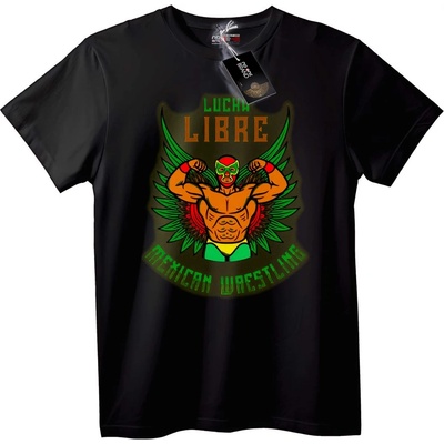 NOONEBRAND Тениска Lucha Libre с Мексиканска Борба - XS, White
