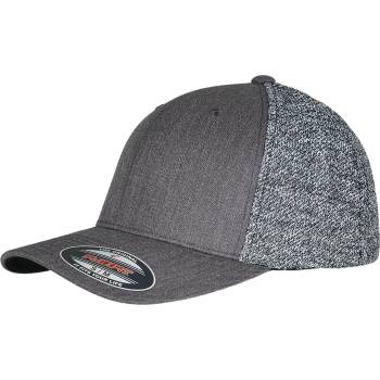 Urban Classics Шапка с козирка в черно и сиво Flexfit Trucker Melange Mesh UB-6511MM-02536 - Сив, размер L/XL