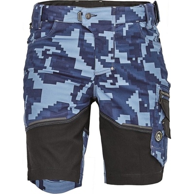 Cerva Neurum Camouflage pracovné šortky navy