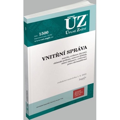 ÚZ 1500 Vnitřní správa