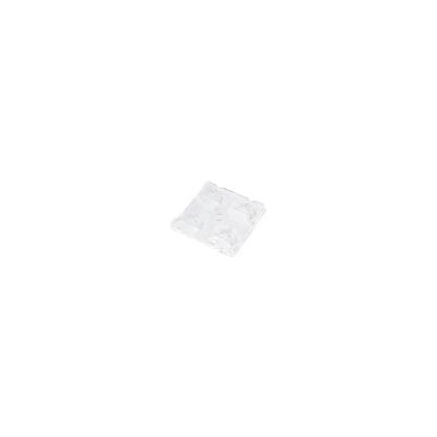 Čočka LED čtvercový průhledná H: 7mm Vněj.rozměry: 50x50mm