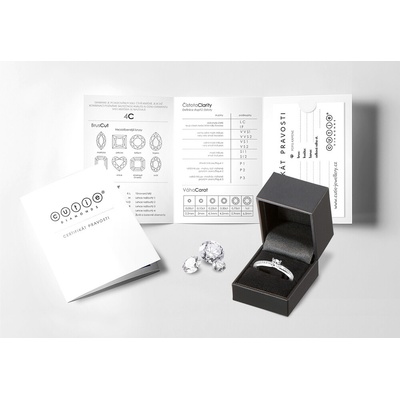 Cutie Jewellery diamonds Zásnubní prsten Z6717 2943 ze zlata s diamantem Růžová