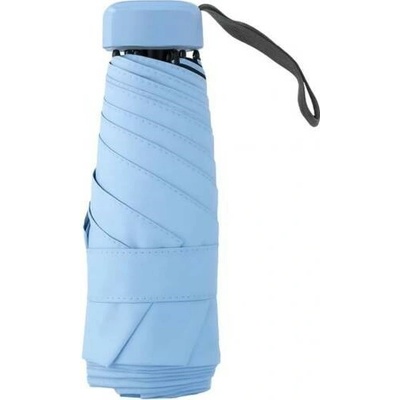Mini deštník s ochranou proti UV záření světle modrý