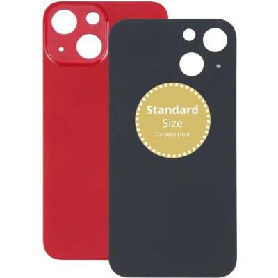 Kryt Apple iPhone 13 Mini Sklo Zadního Housingu červený