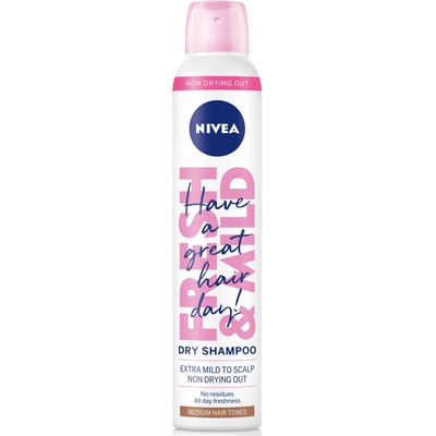 Nivea Сух шампоан, кестеняви тонове, 200 ml