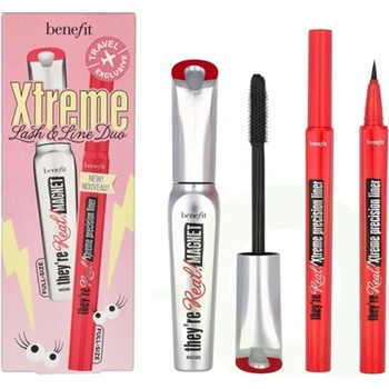 Benefit They'Re Real! Xtreme Lash & Line Duo Mascara комплект спирала и молив за очи за жени 1 бр