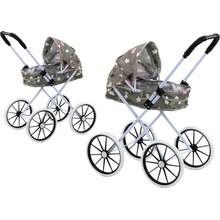 Lean Toys Skladací s veľkými kolesami Stars Grey