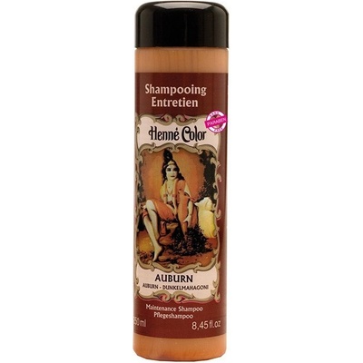 Henné Color Henna prírodný šampón s výťažkom z henny Auburn Bordová 250 ml