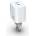 DeTech Мрежово зарядно устройство DeTech DE-PD, 45W, GaN, 2 x Type-C F, Бял - 40340 (40340)