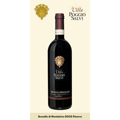 Villa Pogio Salvi Brunello di Montalcino Riserva suché červené 2018 13,5% 0,75 l (čistá fľaša)