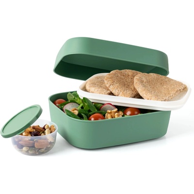 Amuse Obedár 3 v 1 – lunchbox s nádobkou na omáčku