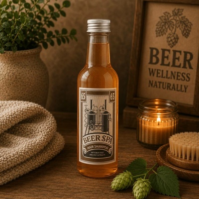 Bohemia Gifts & Cosmetics Beer Spa Premium pivní vlasový šampon 200 ml