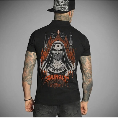 Мъжка тениска HYRAW - BLOODY FAITH - Polo - 253PL01