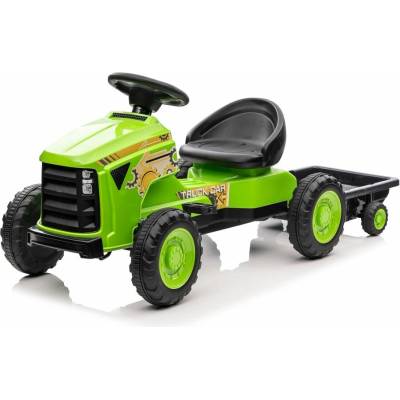 Megacar Šliapací traktor s prívesom G206 zelený