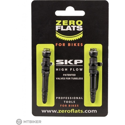 Zeroflats Tubeless SKP High Flow bezdušové ventilky, 40 mm