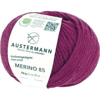 Pletací příze Austermann Merino 85 EXP Barva: 27 AUBERGINE