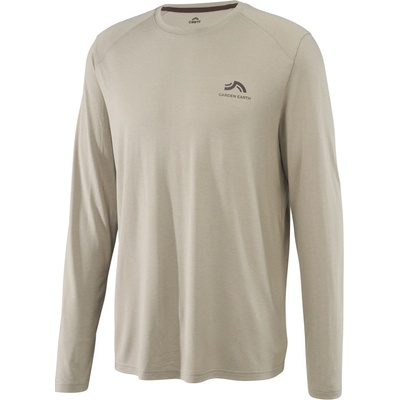 Crivit pánské funkční triko s dlouhými rukávy béžová – Zboží Dáma