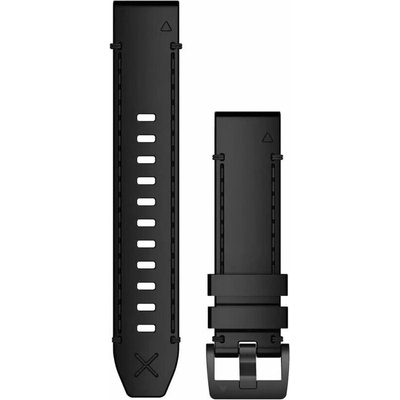 Garmin Kožený remienok 22mm (pre Garmin Fenix 8/7/6 (47mm), Epix 2 aj.), čierny V3, QuickFit, 010-12738-19