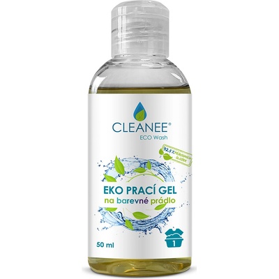 CLEANEE EKO Prací gél na farebnú bielizeň 50 ml