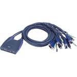ATEN kvm превключвател vga usb + аудио, 4 порта - cs64us cs64us-at (cs64us-at)