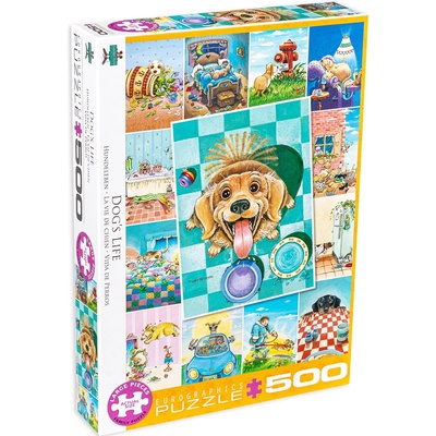 EUROGRAPHICS Пъзел Eurographics от 500 XXL части - Сладки кученца (65005365)