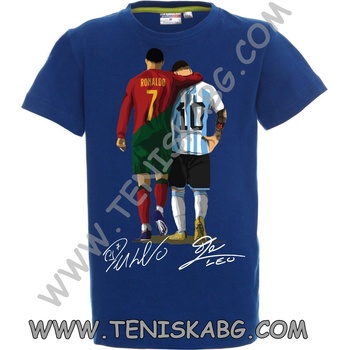 PROMOSTARS Тениска - Най-добрите футболисти Меси и Роналдо