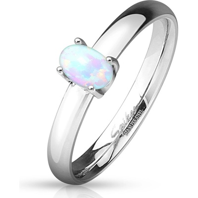 Mabell Dámský prsten z chirurgické oceli BRINLEY CZ221R M5055 5C45