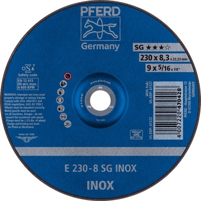 Pferd Brúsny kotúč 230 x 8,3 x 22,23 mm 4007220470428