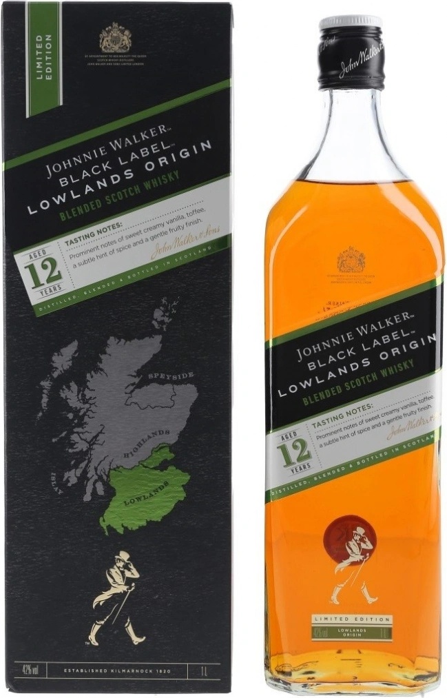 johnnie walker black label whisky 1 l - Heureka.cz