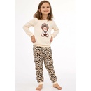 Dívčí pyžamo CORNETTE PANTHER béžová