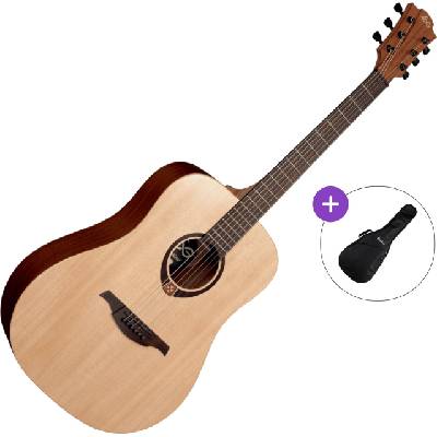 LÂG GUITARS T70D Basic SET Natural Satin Акустична китара