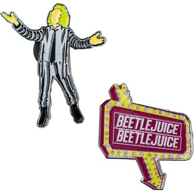 Sada odznaků Beetlejuice (2 ks)
